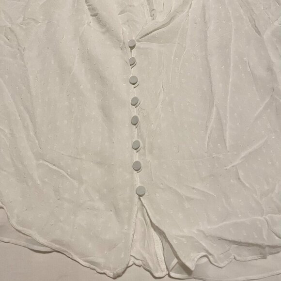 Zara Button Up Blouse Womens Size Small - Picture 5 of 16